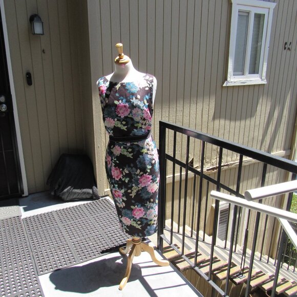 #86  NEW WOMEN'S LINEN LIKE SUMMER DRESS BY MONSOON  (SIZE 14US / 18UK) - Picture 1 of 3